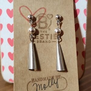 $10 - Traditional Handmade Native Ball & Cone Earrings. Made by me!